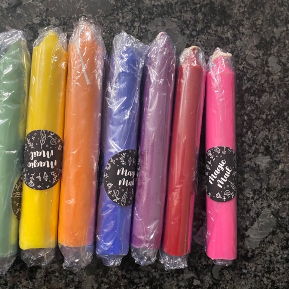 12- Soy Taper Candles, Ritual Candles, Spell Candles - Picture 5 of 5